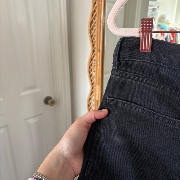 Reformation Jeans / Black Denim Shorts - Picture 2 of 4